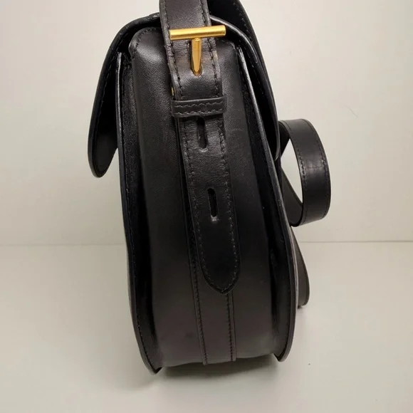 *Rare Vintage GUCCI Black Saddle Bag - Picture 3 of 13